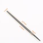 Extra-Slim Taper Triangle Machinist Files with Customized Tooth Cutting