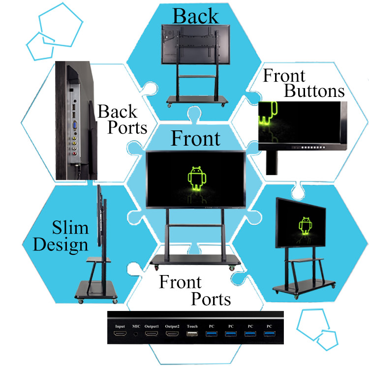 Large Touch Screen All In One Computer , 65 Inch Lcd All In One Touch Screen