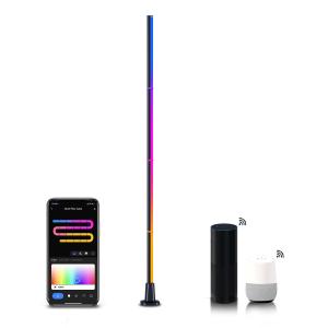 Buy cheap Wifi RGBIC Multi Color LED Corner Floor Lamp With Music Sync OEM ODM product