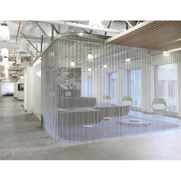Heavy Duty Metal Chain Link Mesh Maximum Width 12 Meters Customizable Aperture