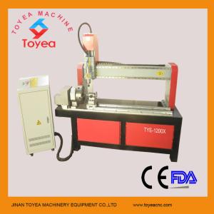 Square linear rail Cylindrical cnc router machine  TYE-1200X