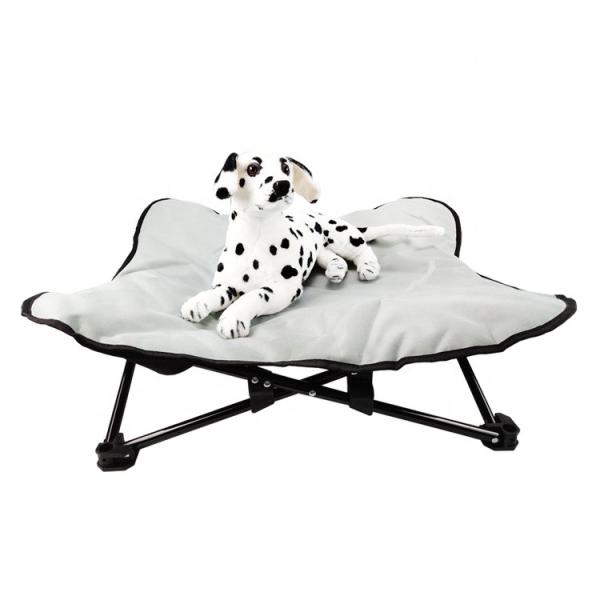 Quality 600D Collapsible Elevated Dog Bed 90cm Folding Dog Camp Bed for sale