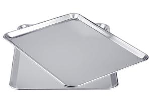 China RK Bakeware China Foodservice Chicago Metallic Aluminum Bun Tray / Cookie / Bread Baking Sheet Tray on sale