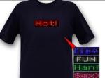 Scrolling message programmable led t shirt wholesale cheap