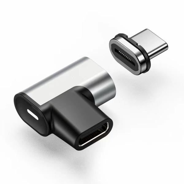 Magnetic USB C adapter 20 pin C-type connector supporting USB PD 100W fast
