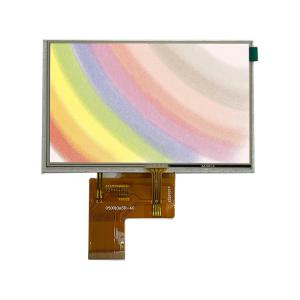 Buy cheap 800X480px TN TFT LCD Display Screen With Resistive Touch Screen Industrial product
