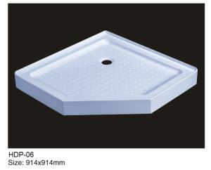 Acrylic shower tray, shower basin,acrylic shower base HDP-06