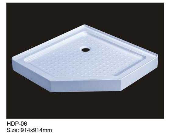 Quality Acrylic shower tray, shower basin,acrylic shower base HDP-06 for sale