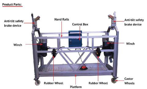 Electric Suspended Working Platform LS30 Swing Stage Equipment