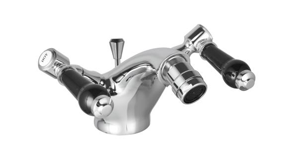 Quality Chrome Finish Bristan Bidet Taps Monobloc With Double Handle T8153 for sale