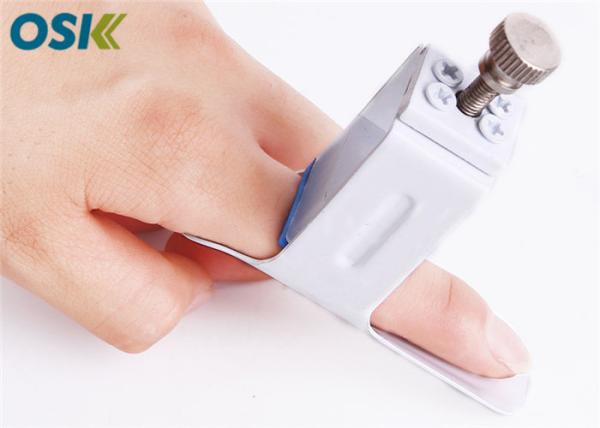 Quality Pain Relief Broken Bone Splint PVC Matetial With Metal Button For Index Finger for sale