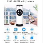 EC2 Mini 180° Panorama Camera Wireless WIFI P2P IP Night Vision Home Security