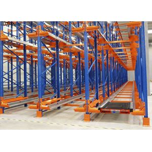 Buy cheap Flexible Operation Radio Shuttle Racking 1000-5000kgs Blue Orange SS400 product