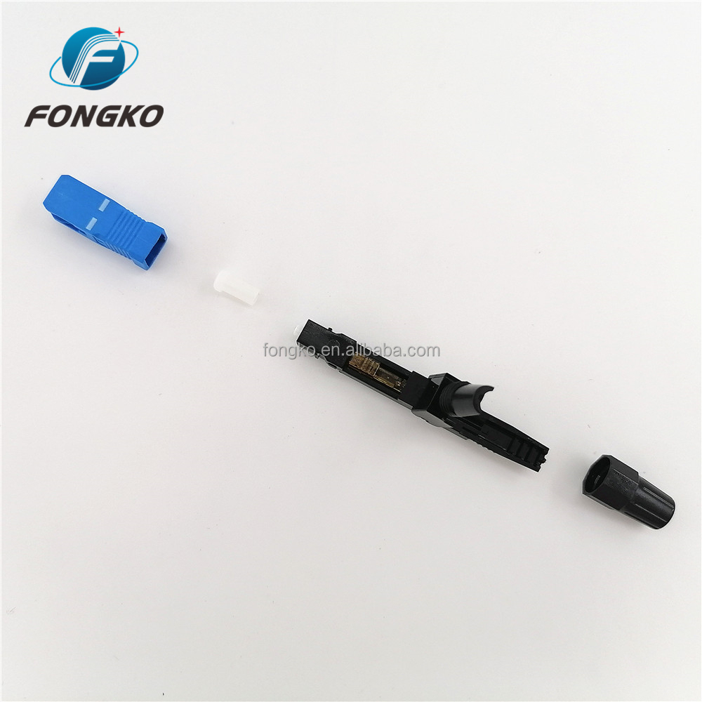 SC UPC to SC APC Fiber Fast Connector Quick Field Installable Connector