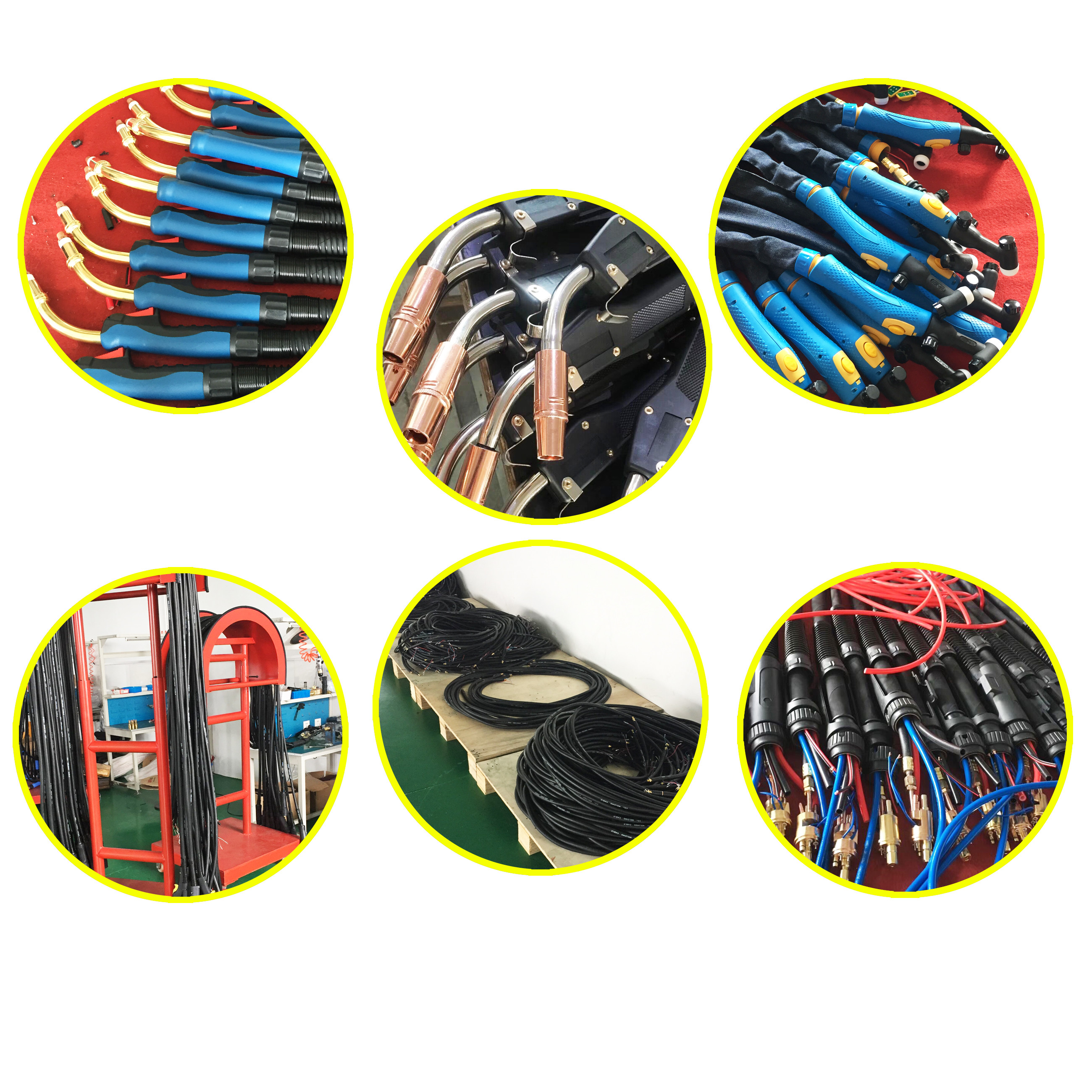 Air Cooled Binzel Welding Torch Gun , Binzel 40KD Mig Welding Torch Parts