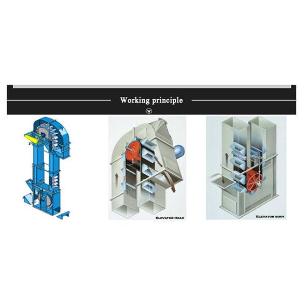 Mining Industry Inclined Bucket Conveyor Durable Limestone Chain Bucket Elevator
