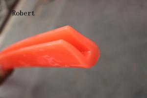 U Profile Extruded Polyurethane Baffle For Textile / Printing Machinery