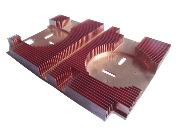 Quality Customized Skiving Copper Heatsink Aluminum Heatsink Extrusion For Computer Mainboard for sale