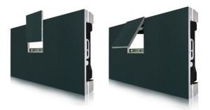China Front opening maintenance foldable led screen p8 outdoor advertising led display screen/ led panel screen on sale