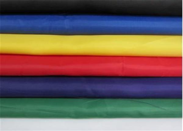 Quality Black / Brown Polyester Fabric , Eco - Friendly Coated Polyester Fabric for sale