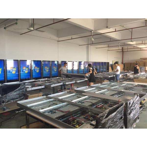 High Resolution 42 Inch 1080P Outside Digital Signage Touch Screen / Totem Lcd Display