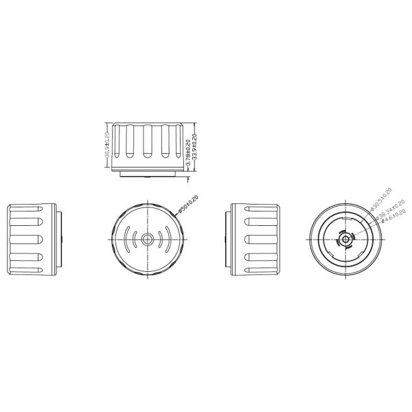 Casambi App Setting Indoor 0-10V Microwave Motion Sensor for Warehouse With 15M Installation