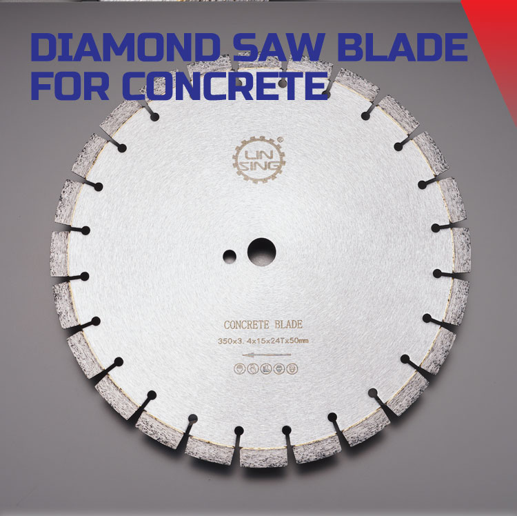 High Speed Diamond Tools for Stone Processing D350mm Segmented Diamond Saw Blade