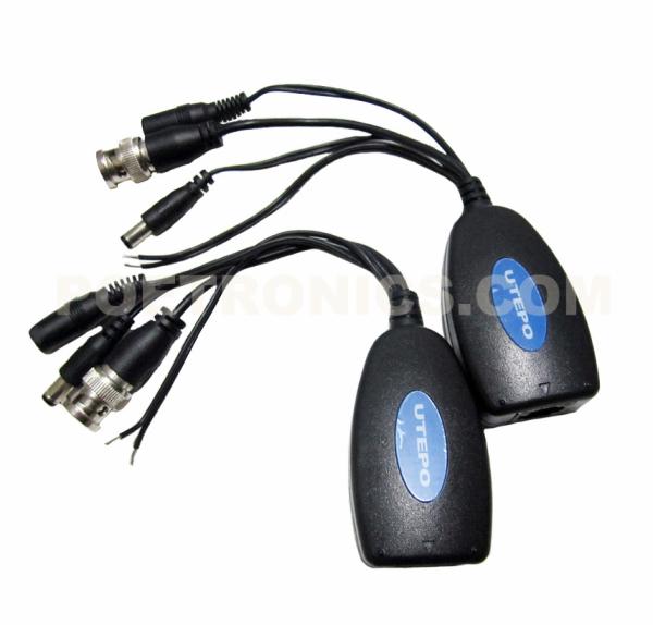 Quality PVB-VPA20 CCTV Passive Twisted-Pair Video Transceiver (Video+Audio+Power) for sale