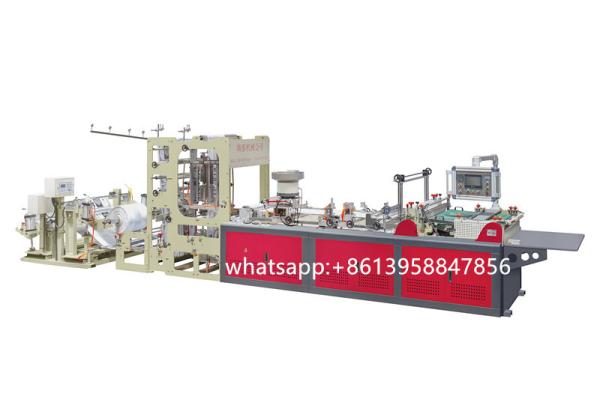 Quality pe slider zipper poly bag making machine for sale