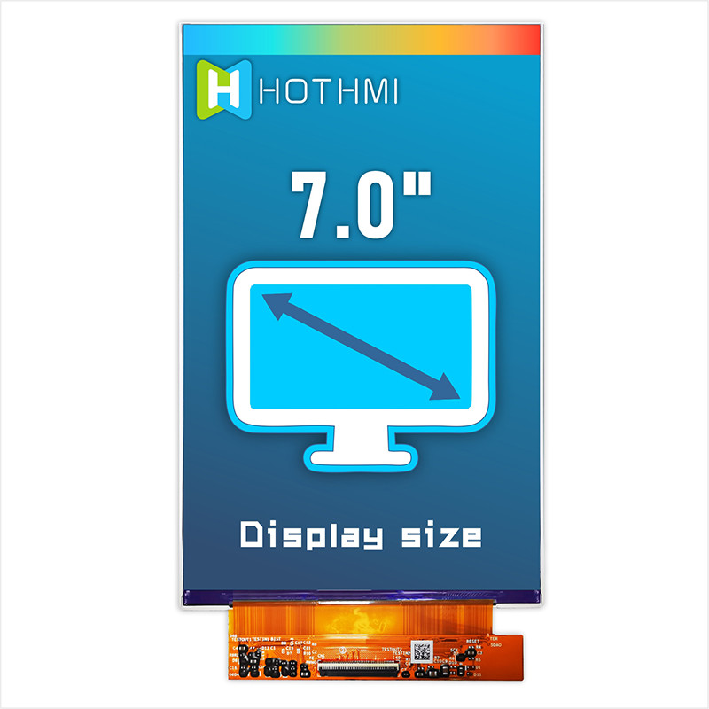 MIPI-4L Interface 7.0 Inch 1200x1920 IPS TFT LCD Display HX8279