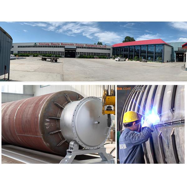 Rubber No Pollution Pyrolysis Oil Plant 10 Ton Batch Type