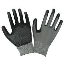 Quality Increased Comfort Nitrile Work Gloves , Washable Breathable Nitrile Gloves for sale