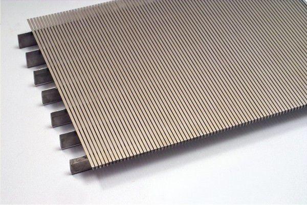 Quality SS Metal Johnson Wedge Wire Screen Vee Wire Screen Flat Panel High Strengh for sale