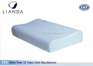 Health Sleep Memory Foam Contour Pillow , Memory Foam Neck Pillow With Gel Pad