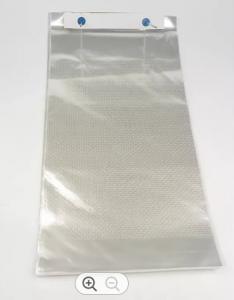 Buy cheap Custom Printed Wicketed Poly Bags Recycle Clear Polythene Food Bags product