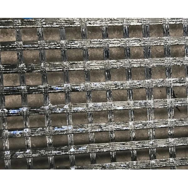 Self Adhesive Composite Geogrid Asphalt Coated Glass Fiber For Pavement Reinforcement