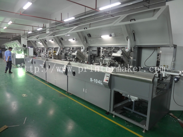 4 Color Fully Automatic UV Screen Printing Machine