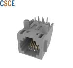 Multi Colors Toolless Cat 3 Keystone Jack Single Port Flat Pin Mating Force 2