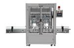50bpm HMI Bottle Filling And Capping Machine Plastic Bottle Servo Motor 1000W