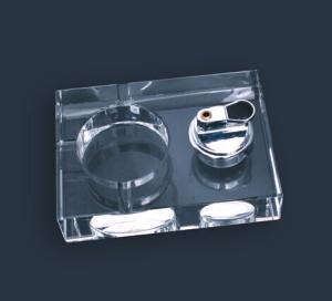 Square Shape Crystal Ashtray