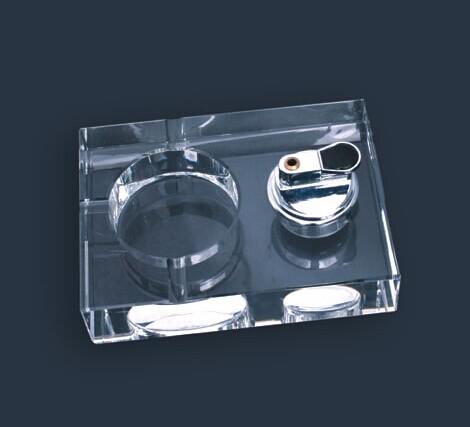 Quality Square Shape Crystal Ashtray for sale