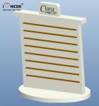 Merchandising Pop Counter Display Racks , Slatwall Spinner Display Rack No Hooks