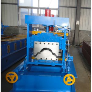 Buy cheap Ridge Steel Sheet Roll Forming Machine ISO Hydraulic Cutting product