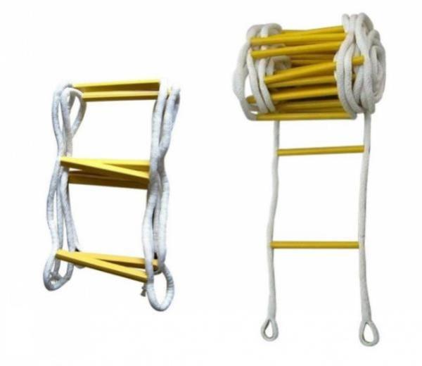 Quality polyester Insulation Ladder , High strength hanging Escape rope ladder for climbing for sale