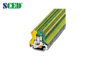 Buy cheap Din Rail Terminal Blocks Terminal Width 4.2mm AWG 30 - 14 Ground Terminal Blocks product