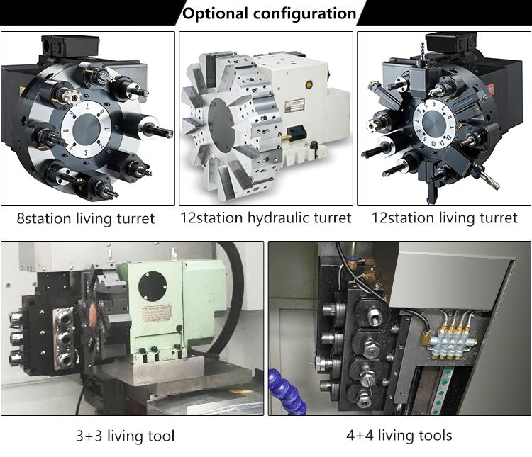 High Precision TCK40 Slant Bed Lathe Machine Multifunctional Drilling and Milling
