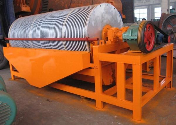 Quality Simple Structure Dry / Wet Drum Magnetic Separator Wide Range Of Granularity for sale