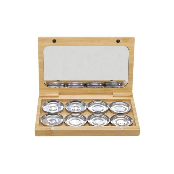 Quality 95g 118mm Eye Shadow Boxes Engraving  Eyeshadow Makeup Box 15mm for sale
