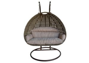 Buy cheap Spa Tub Accessories 2 Person Heavy Duty Rattan Hammock Hanging Wicker Porch Swing Chair For Spa Side product