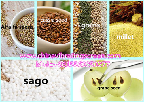 Household peanut cleaner gravity sieving grader/Castor bean cleaning machine